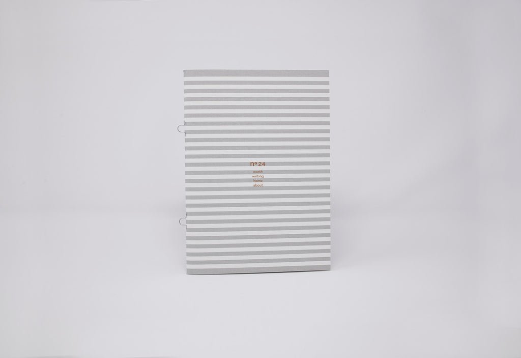 no24 notebook small striped