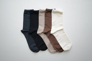 Hakne // Silk Socks // Grey blue