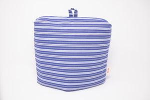 no24 tea cozy // blue multi striped