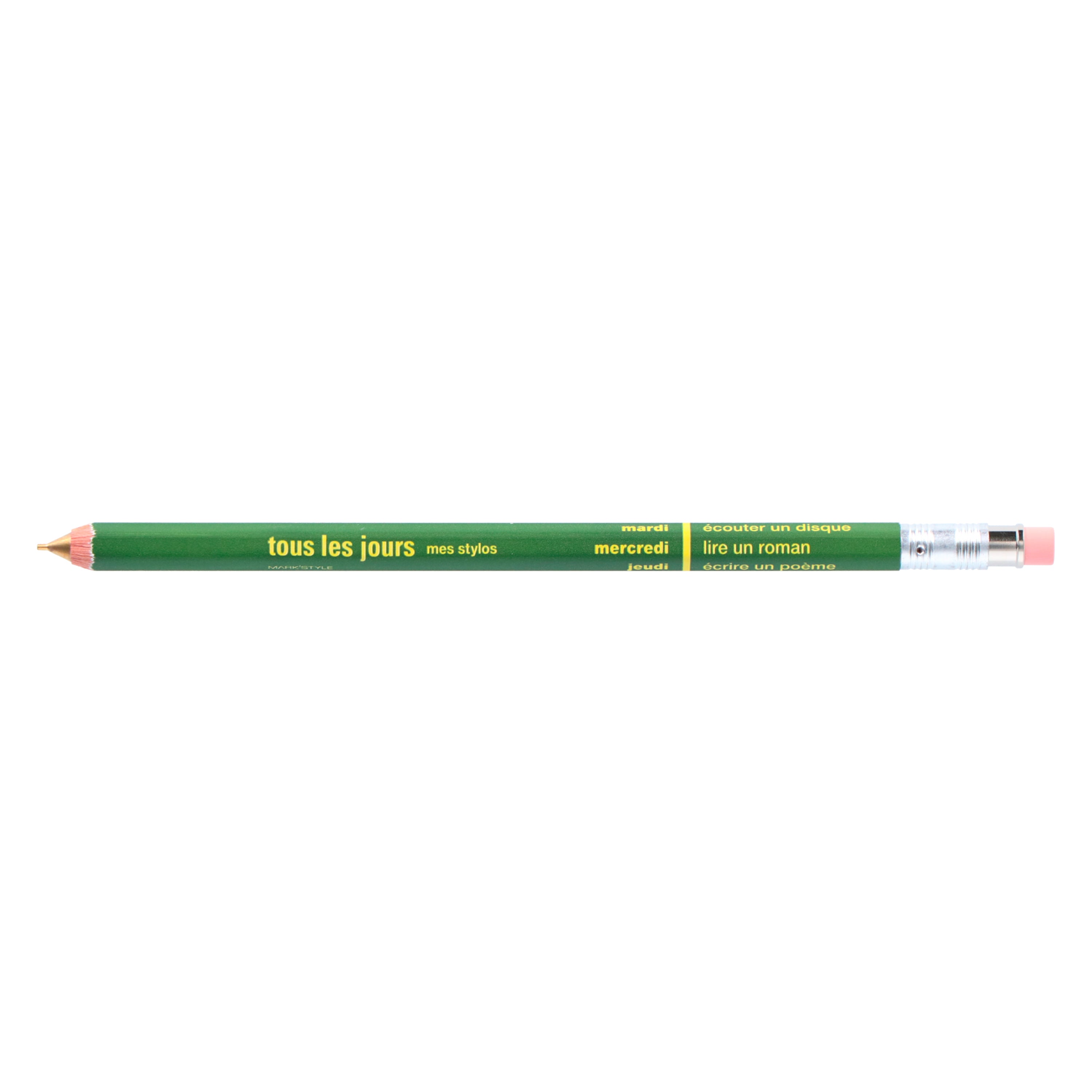 DAY Mechanical Pencil with Eraser / Olive Green