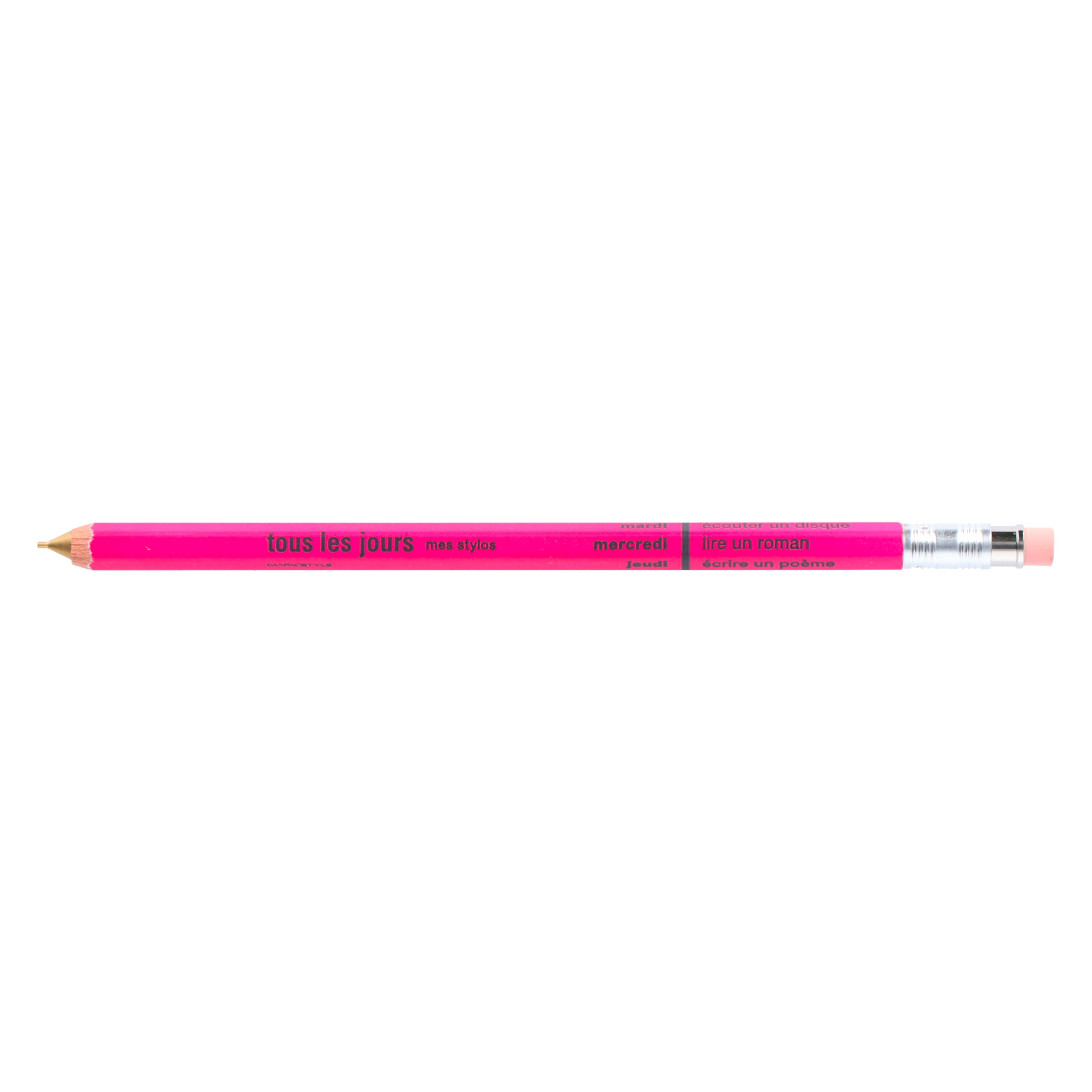 DAY Mechanical Pencil with Eraser / Pink