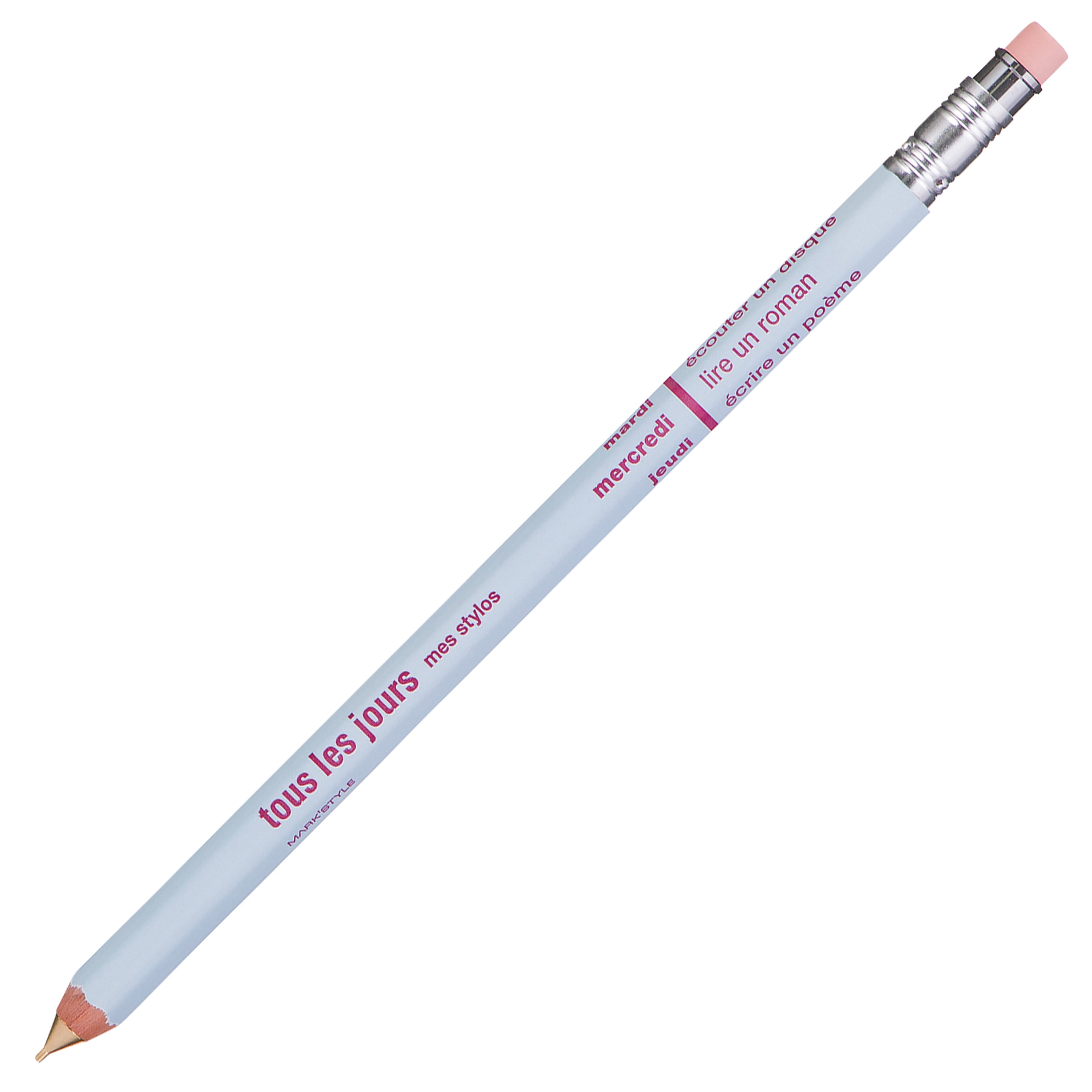 DAY Mechanical Pencil with Eraser / Light Blue