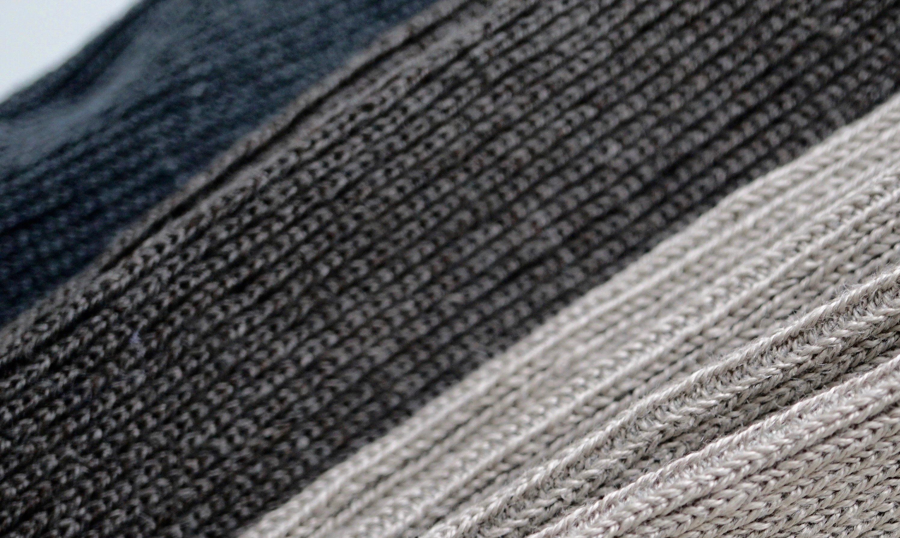 Hakne // Linen Ribbed Socks // Irish Gray