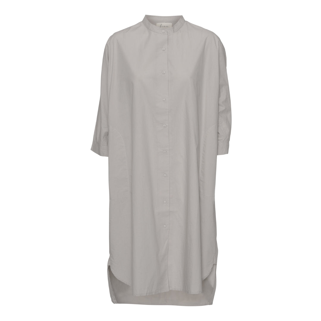 FRAU // Seoul Shirt Dress Long // Grey