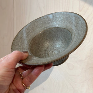 Blacksmith Ceramics // Small Deep Plates // Blue Grey
