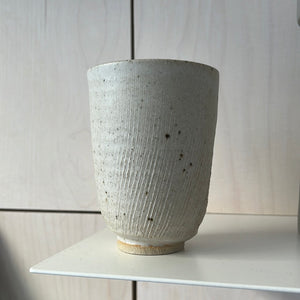 Blacksmith Ceramics // Large Cup // White