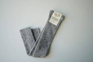 Nishiguchi // Alpaca Wool Arm & Leg Warmer // Light Grey