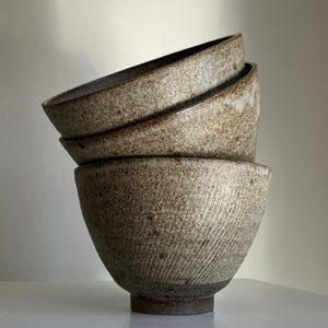 Blacksmith Ceramics // Breakfast Bowl // Grey