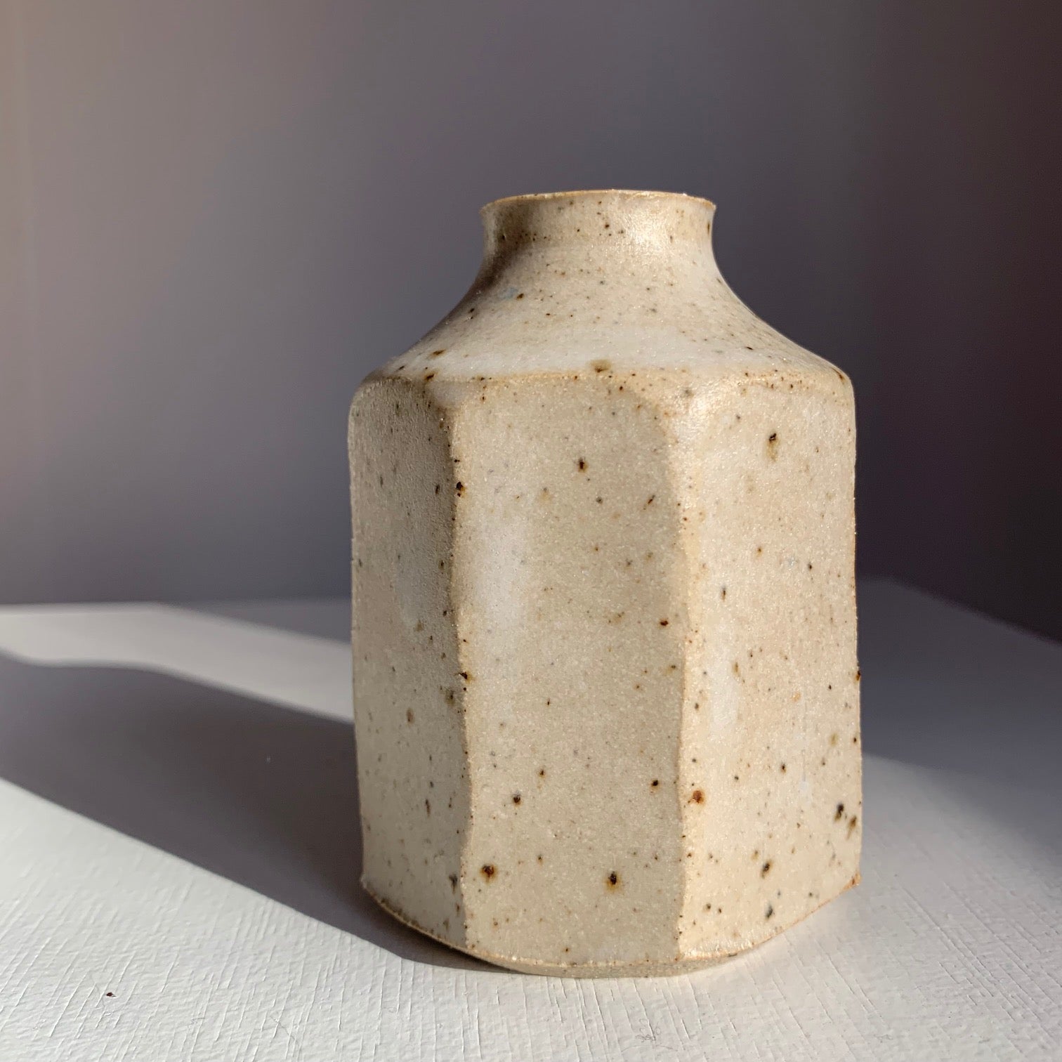 Blacksmith Ceramics // Small Vase // White no. 06