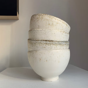 Blacksmith Ceramics // Matcha Bowls // White Porcelain