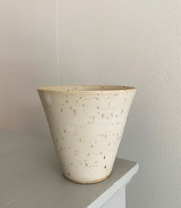 Blacksmith Ceramics // Cone Cup // White
