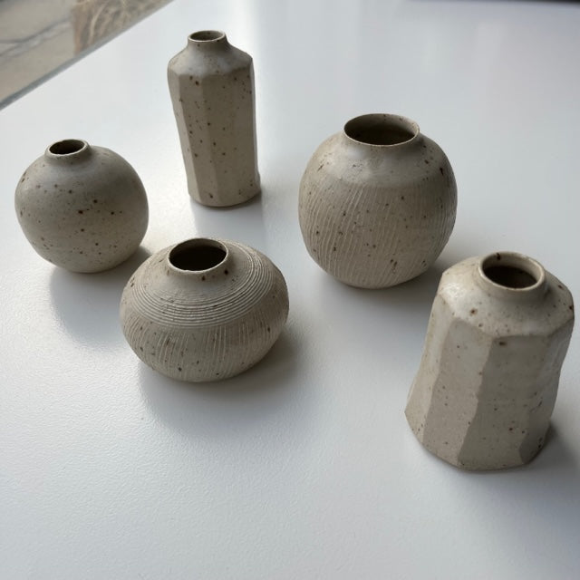 Blacksmith Ceramics // Small Vase // White no. 12