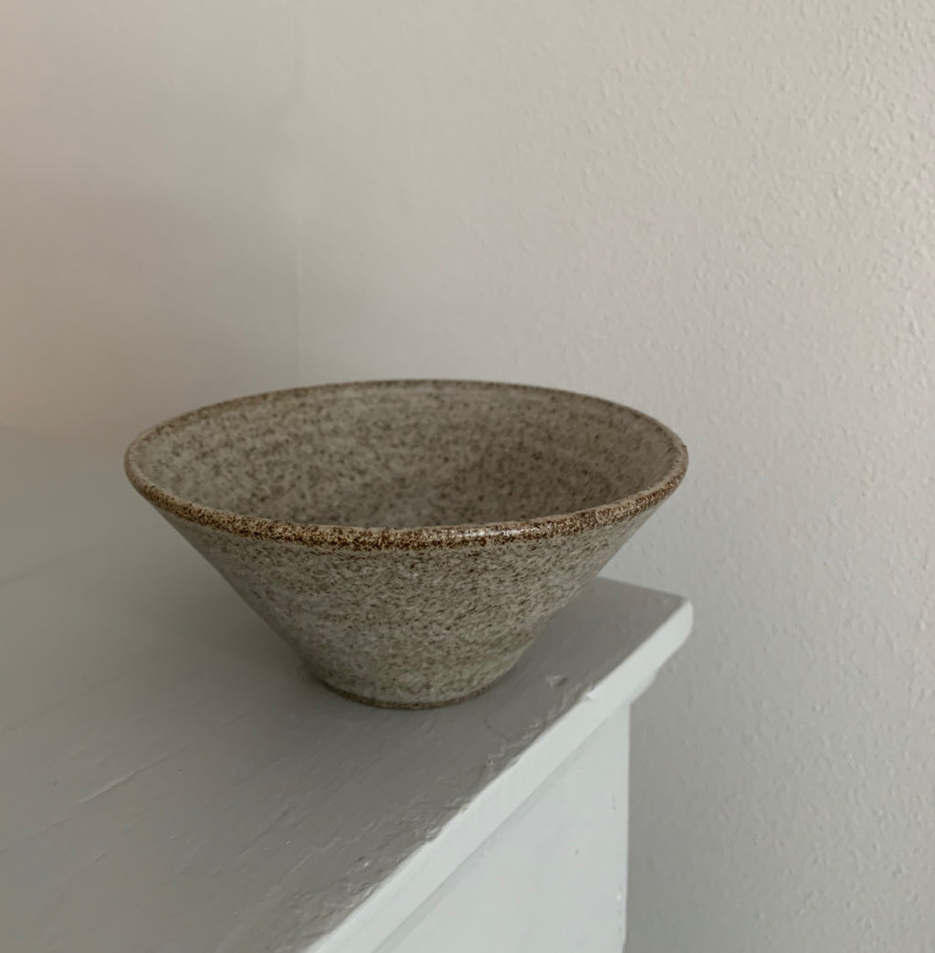 Blacksmith Ceramics // Cone Bowl // Grey