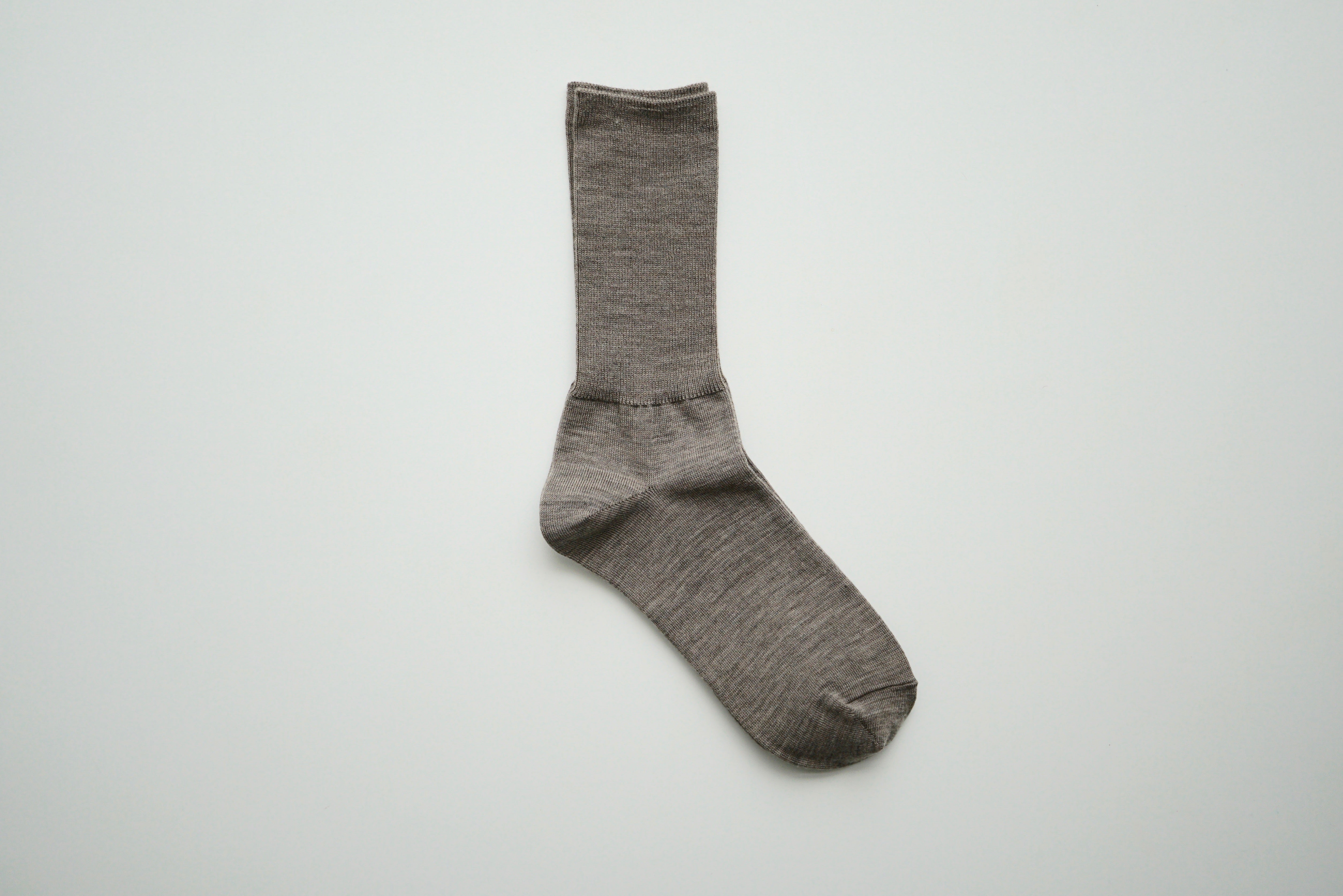 Hakne // Merino Wool Ribbed Socks // Oatmeal