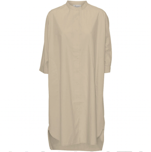 FRAU // Seoul Shirt Dress Long // Tapioca