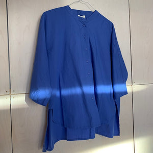 FRAU // Seoul Shirt Short // Surf The Web Blue