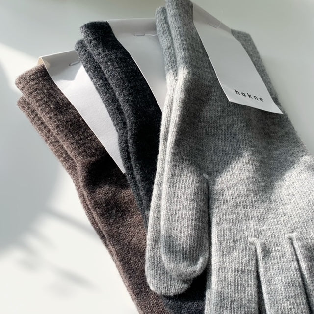 Hakne // Uruguayan Woolen Gloves // Light Grey