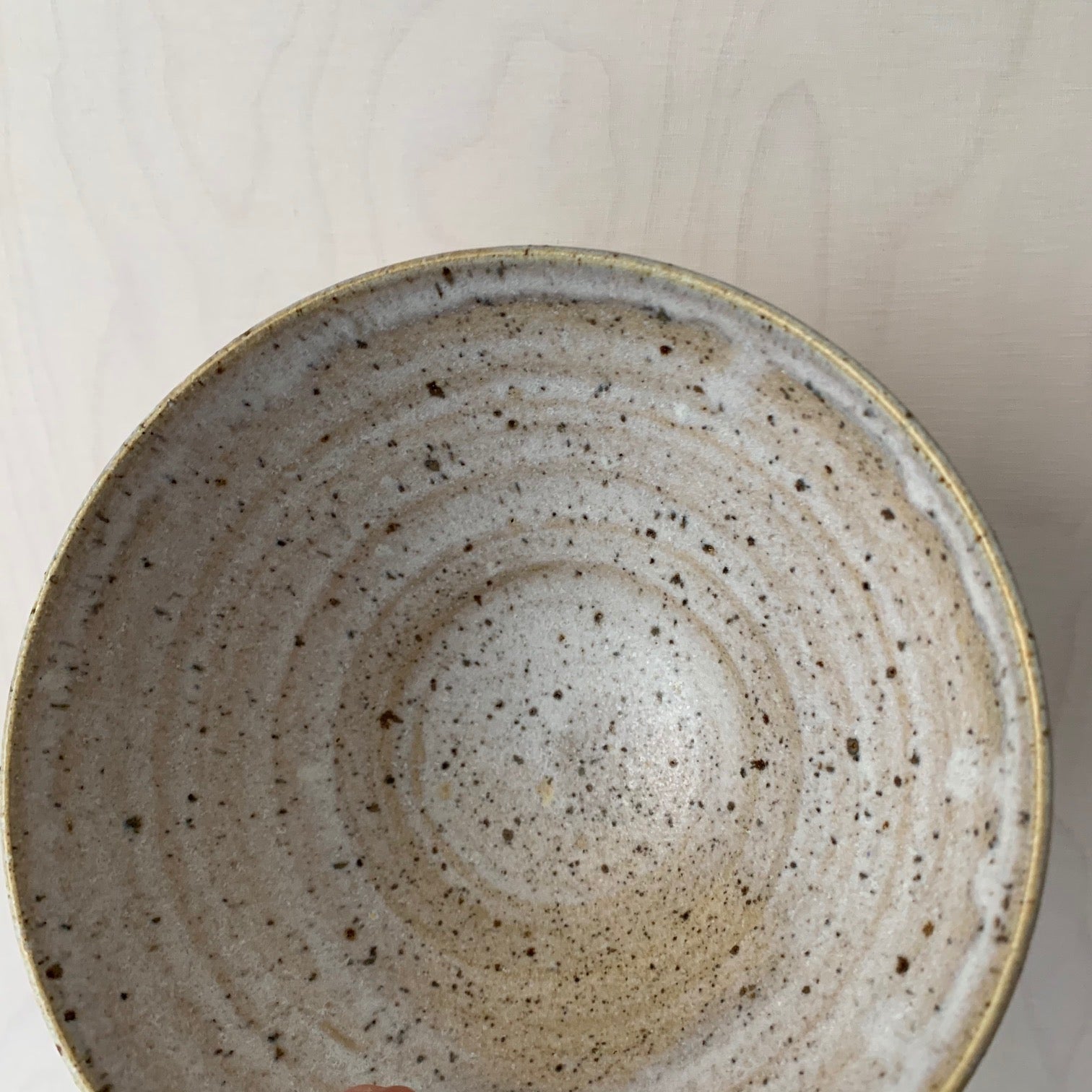 Blacksmith Ceramics // Breakfast Bowl // Beige rose