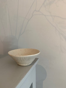 Blacksmith Ceramics // Small Cone Bowl // White
