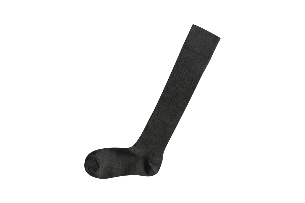 Nishiguchi // Praha Merino Wool High Socks // Slate Gray